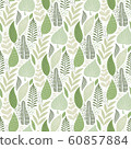 Vector Seamless Tough  Pattern with Flowers 60857884