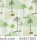 Seamless palm pattern 60857885