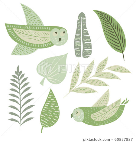 Vector Forest Design Elements 60857887