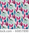 Vector Seamless Tough Floral Pattern 60857890