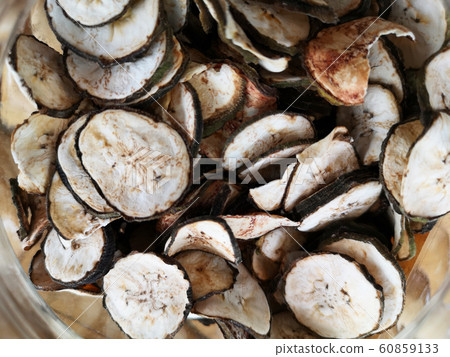 raw organic bananas sliced, Dried bananas make herbal medicine, treat stomach problem raw organic bananas sliced, Dried bananas make herbal medicine, treat stomach problem 60859133