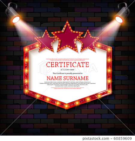 Luxury certificate template Luxury certificate template 60859609