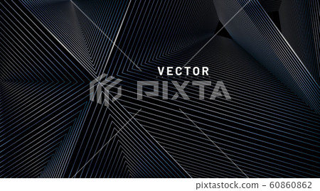 abstract background vector. illusion of triangular 60860862