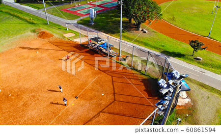 航拍，台灣，棒球場，航空写真、台湾、野球場、Aerial photography, Taiwan, 60861594