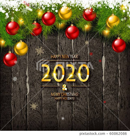 Merry Christmas and Happy new year sale banner. Merry Christmas and Happy new year sale banner. 60862086