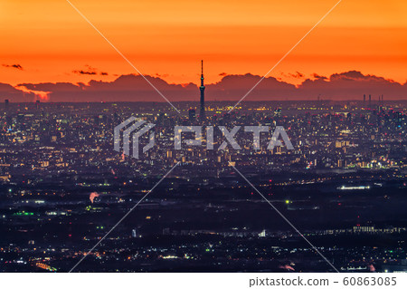 "Tokyo" The dawn and twilight of Tokyo "Tokyo" The dawn and twilight of Tokyo 60863085