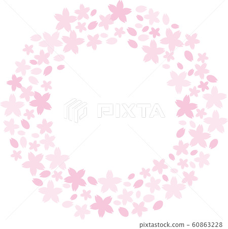 櫻花花圈 櫻花花圈 60863228