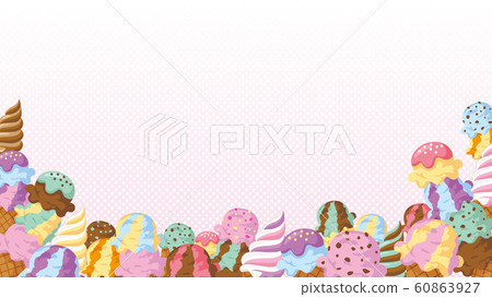 Ice cream wallpaper (pink) Ice cream wallpaper (pink) 60863927