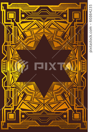 Frame art deco gold Frame art deco gold 60864235