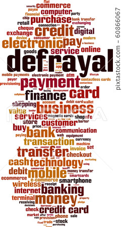 Defrayal word cloud Defrayal word cloud 60866067