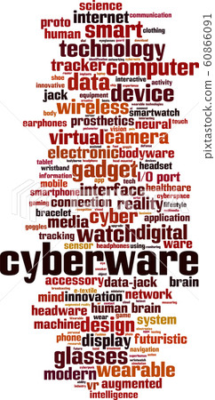 Cyberware word cloud Cyberware word cloud 60866091