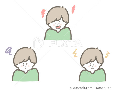 一個生氣的男孩 60868952