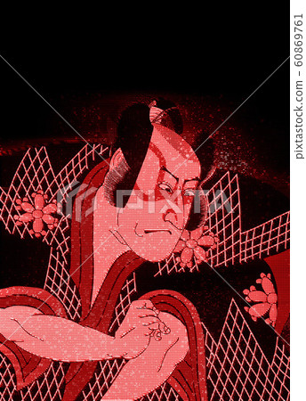 浮世繪歌舞uki演員＃10全息圖 60869761