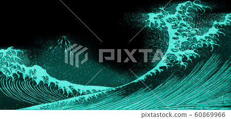 Kaifu清晰和波浪全息圖寬版第2部分 60869966