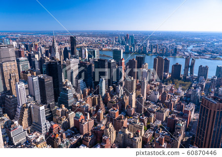 "New York" overlooking Manhattan Midtown "New York" overlooking Manhattan Midtown 60870446