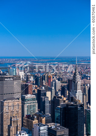 "New York" overlooking Manhattan Midtown 60870461