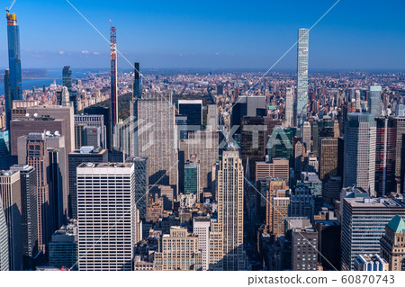"New York" overlooking Manhattan Midtown "New York" overlooking Manhattan Midtown 60870743
