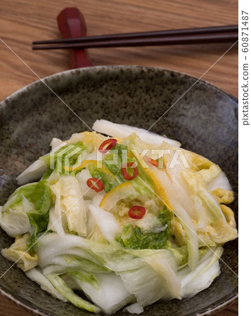 柚子醃製白菜 60871487