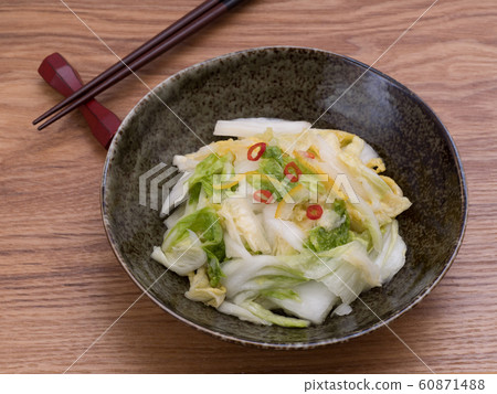 Chinese cabbage pickled in yuzu Chinese cabbage pickled in yuzu 60871488