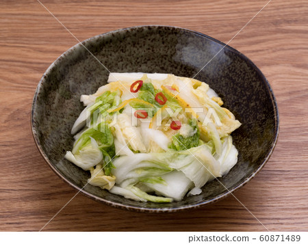 柚子醃製白菜 柚子醃製白菜 60871489