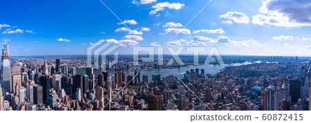 "New York" overlooking Manhattan Midtown "New York" overlooking Manhattan Midtown 60872415