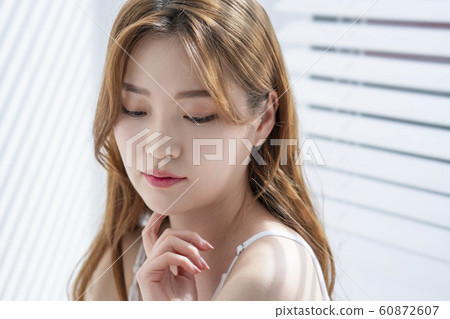 Window woman white beauty 60872607