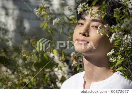 Flower man beauty 60872677