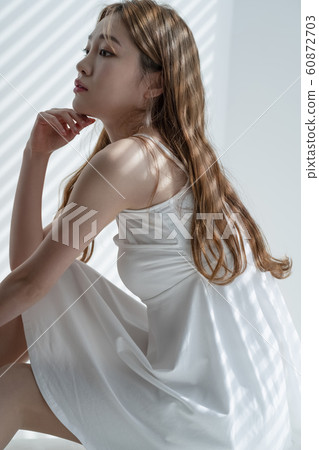 Window woman white beauty Window woman white beauty 60872703