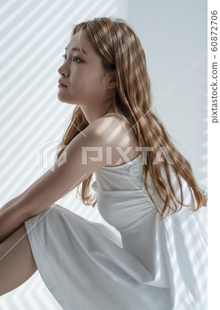 Window woman white beauty 60872706