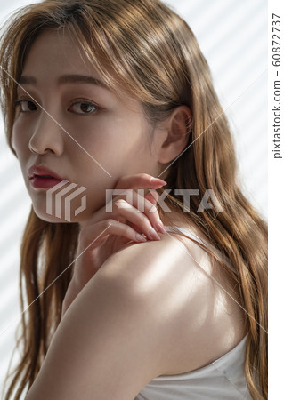 Window woman white beauty Window woman white beauty 60872737