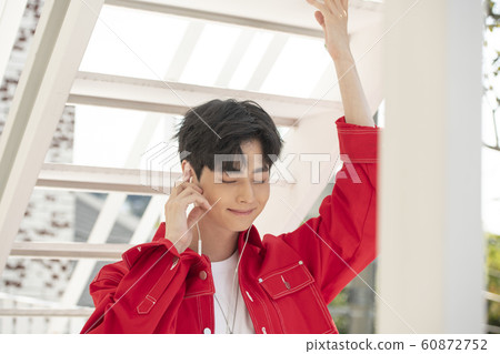 Rooftop stairs freedom 60872752