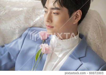 Flower man beauty Flower man beauty 60872803