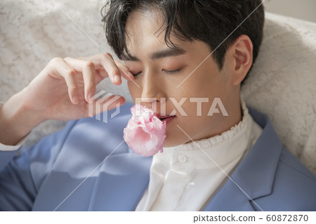Flower man beauty Flower man beauty 60872870