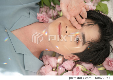 Flower man beauty Flower man beauty 60872937
