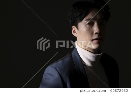 男士肖像黑 60872980