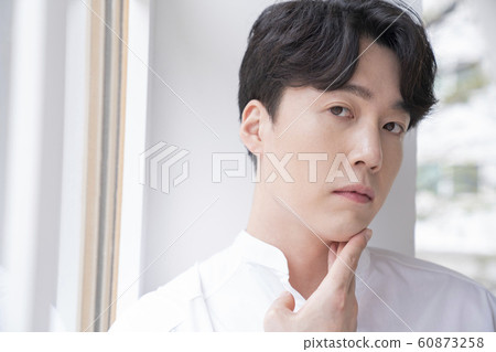 Man beauty white 60873258