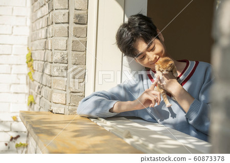 Man resting weekend 60873378