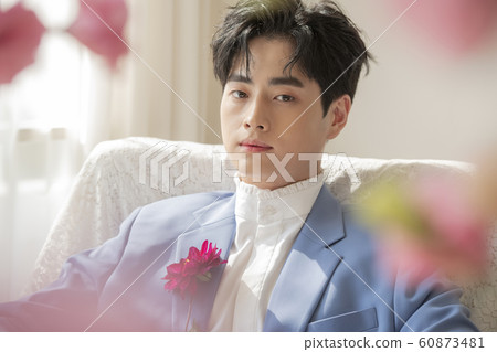 Flower man beauty 60873481