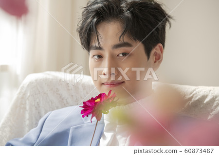 Flower man beauty 60873487