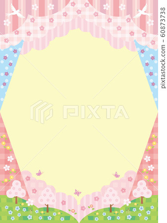 Spring background frame material 1-1 Spring background frame material 1-1 60873738