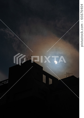 Partial eclipse, Annular Solar Eclipse. Taipei, Taiwan Partial eclipse, Annular Solar Eclipse. Taipei, Taiwan 60876404