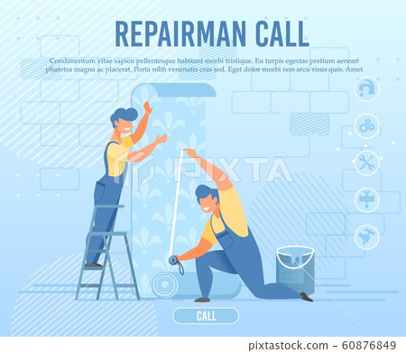 Emergency Repairman Call of Online Service Banner 60876849