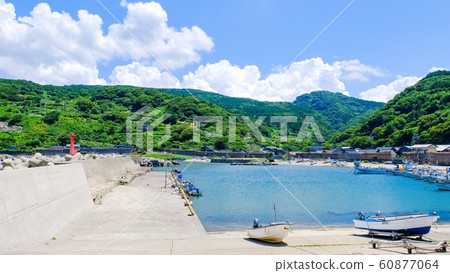 夏季漁村風光 60877064