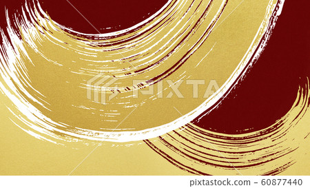 Background-Japanese-Japanese Style-Japanese Pattern-Japanese Paper-Gold Leaf-Wave-Brush-Red Background-Japanese-Japanese Style-Japanese Pattern-Japanese Paper-Gold Leaf-Wave-Brush-Red 60877440