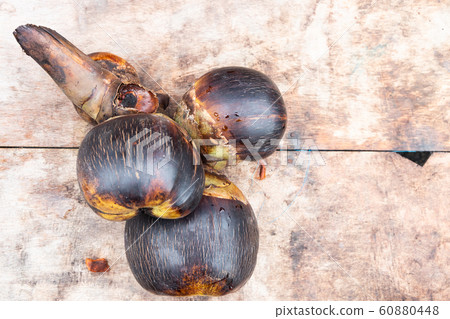 Sea coconut, or Lodoicea is used as dessert 60880448