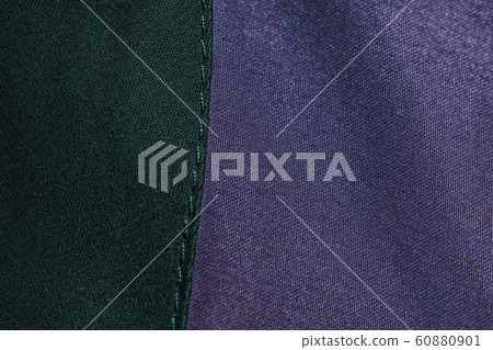 Close up beautiful  purple and black textile cloth 60880901