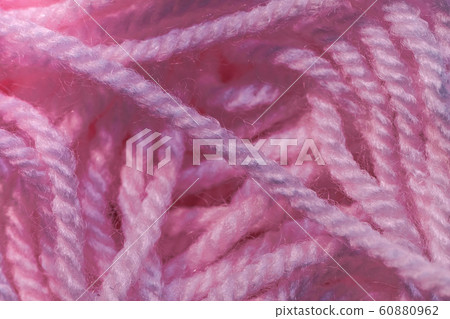 Close up beautiful tangle of pink thread Close up beautiful tangle of pink thread 60880962