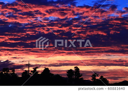 A sunset A sunset 60881640