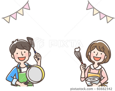 Cooking Boy Girl Garland 60882342