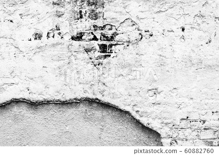 Texture of a concrete wall with cracks and 60882760
